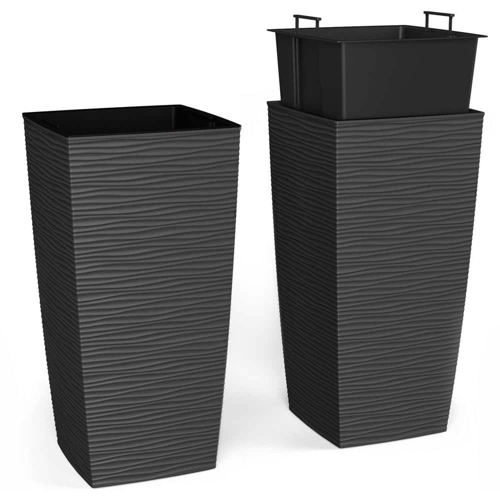 JANSKA 14 in. x 14 in. x 27.5 in. EverGreen Dark Gray M