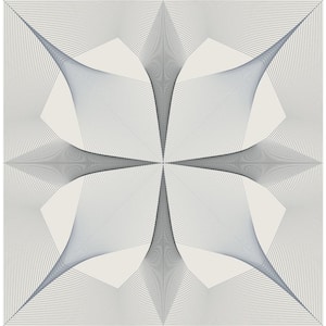 Radius Black Geometric Paper Strippable Wallpaper (Covers 56.4 sq. ft.)
