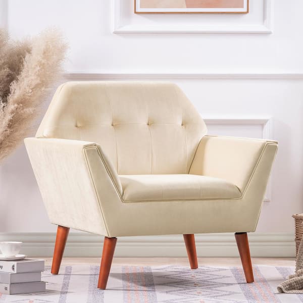 Modern best sale beige armchair