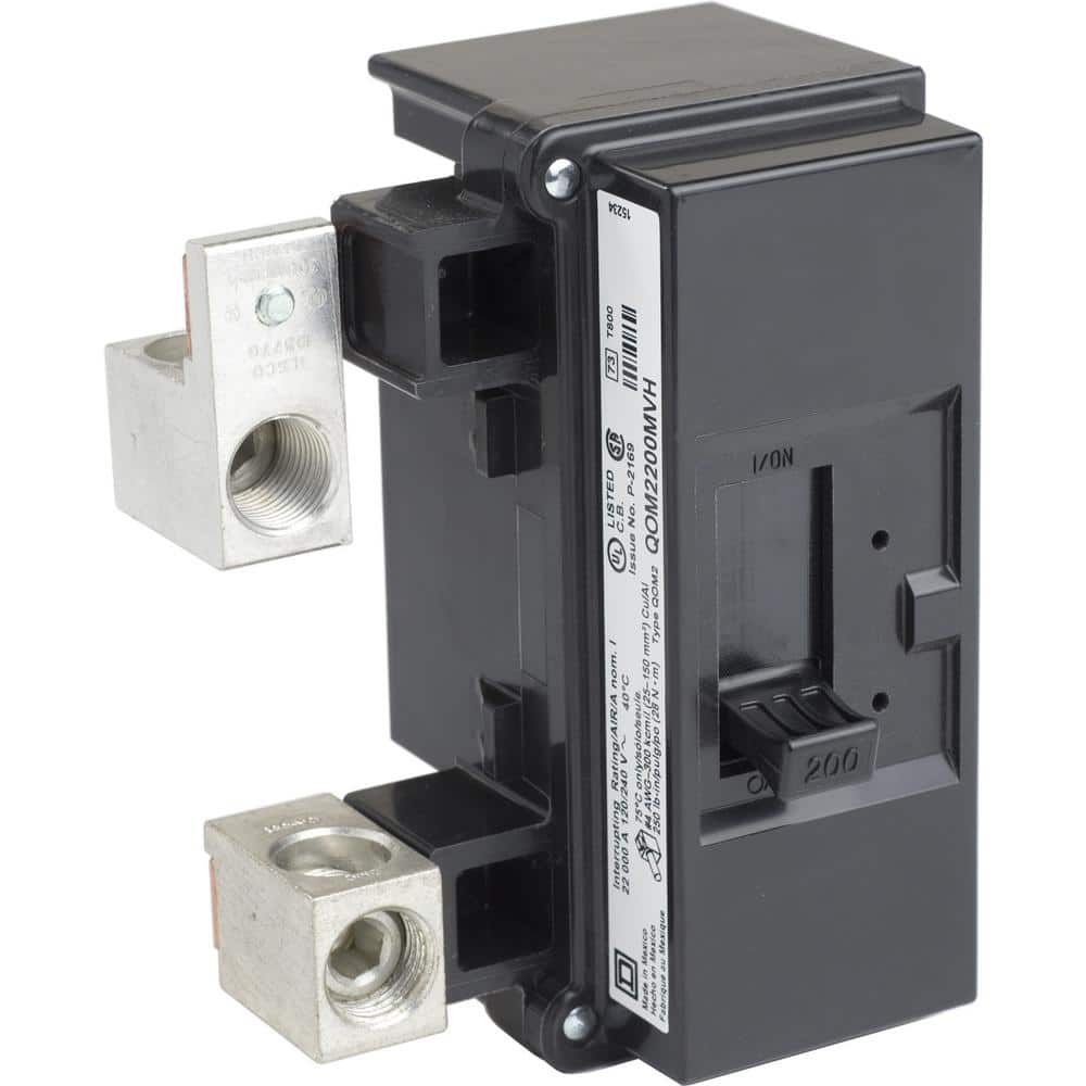 Square D QO 200 Amp 22kA 2-Pole Bolt-On QOM2 Frame Size Main