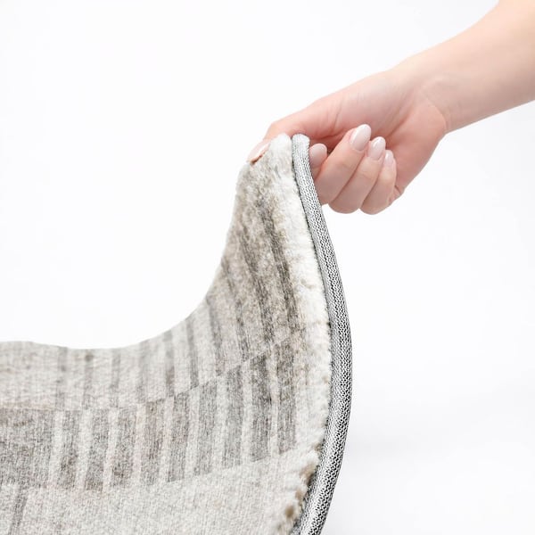 Dream Shag Premium Machine Washable Abstract ADS686 Aloe 5 ft. x 7 ft. 6 in. Area Rug