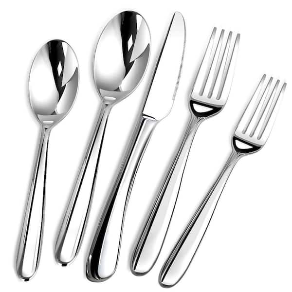 30-Piece Premium Heavy Duty Stainless Steel Flatware Serving Set, Serving for 6, Dishwasher Safe, Gift Package