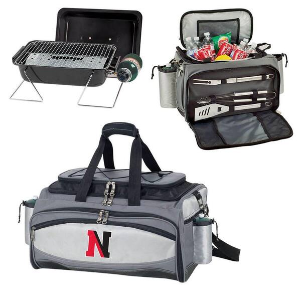Picnic Time Northeastern Huskies - Vulcan Portable Propane Grill and Cooler Tote with Embroidered Logo