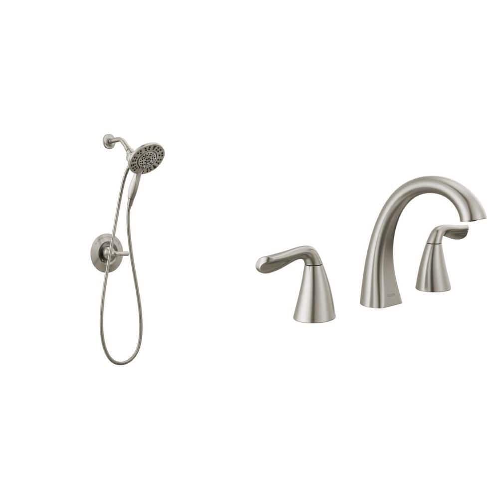 Delta Arvo In2ition 2-in-1 8 in. Widespread Bathroom Faucet in