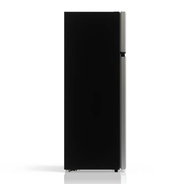 TCL 7.3 cu. ft. 2-Door Mini Refrigerator in Silver with Top