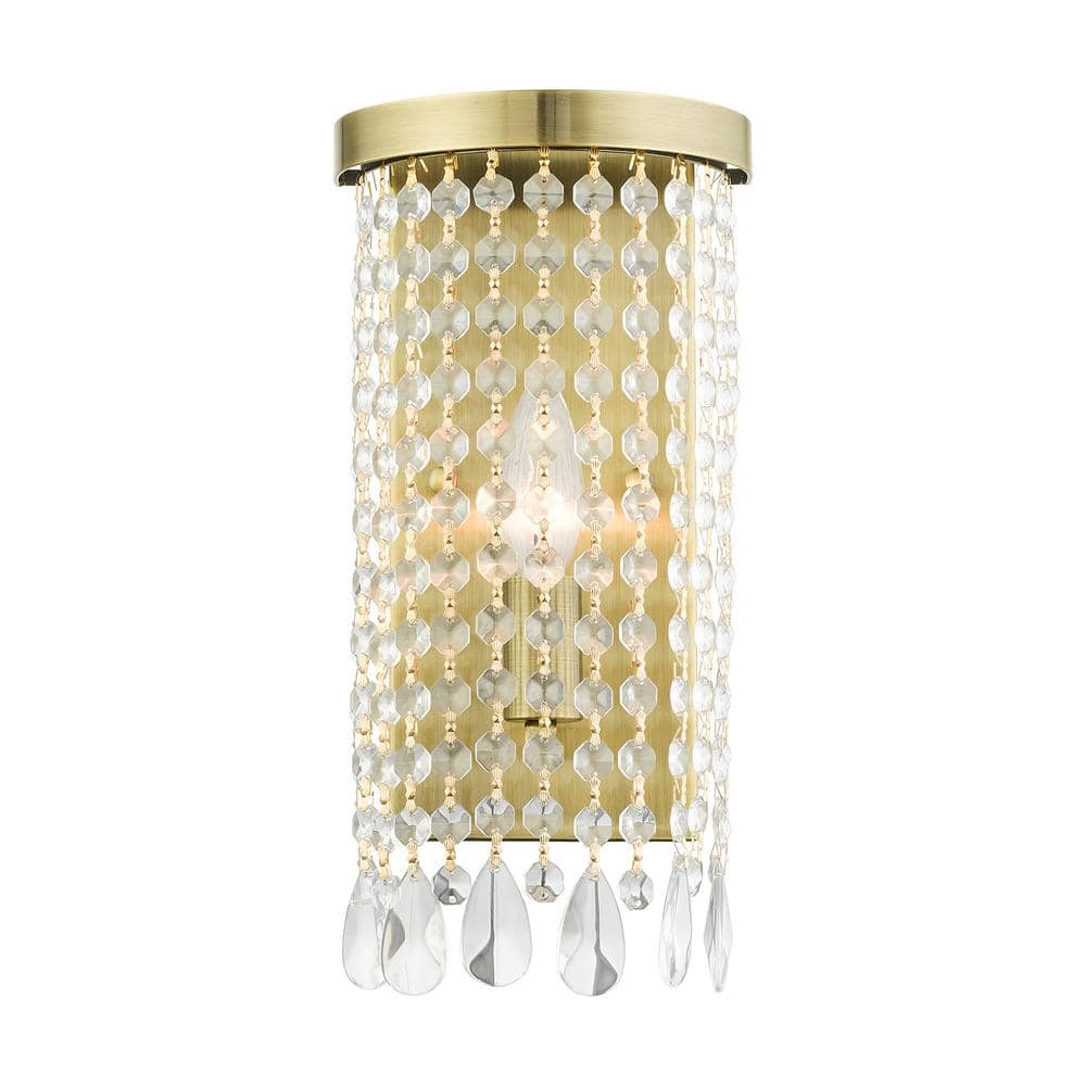 Cottingham 1 Light Antique Brass ADA Sconce price history on PriceWatchPro