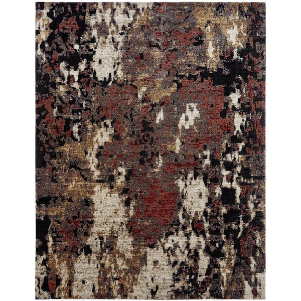 KALATY Ebony 2 ft. x 3 ft. Indoor/Outdoor Area Rug