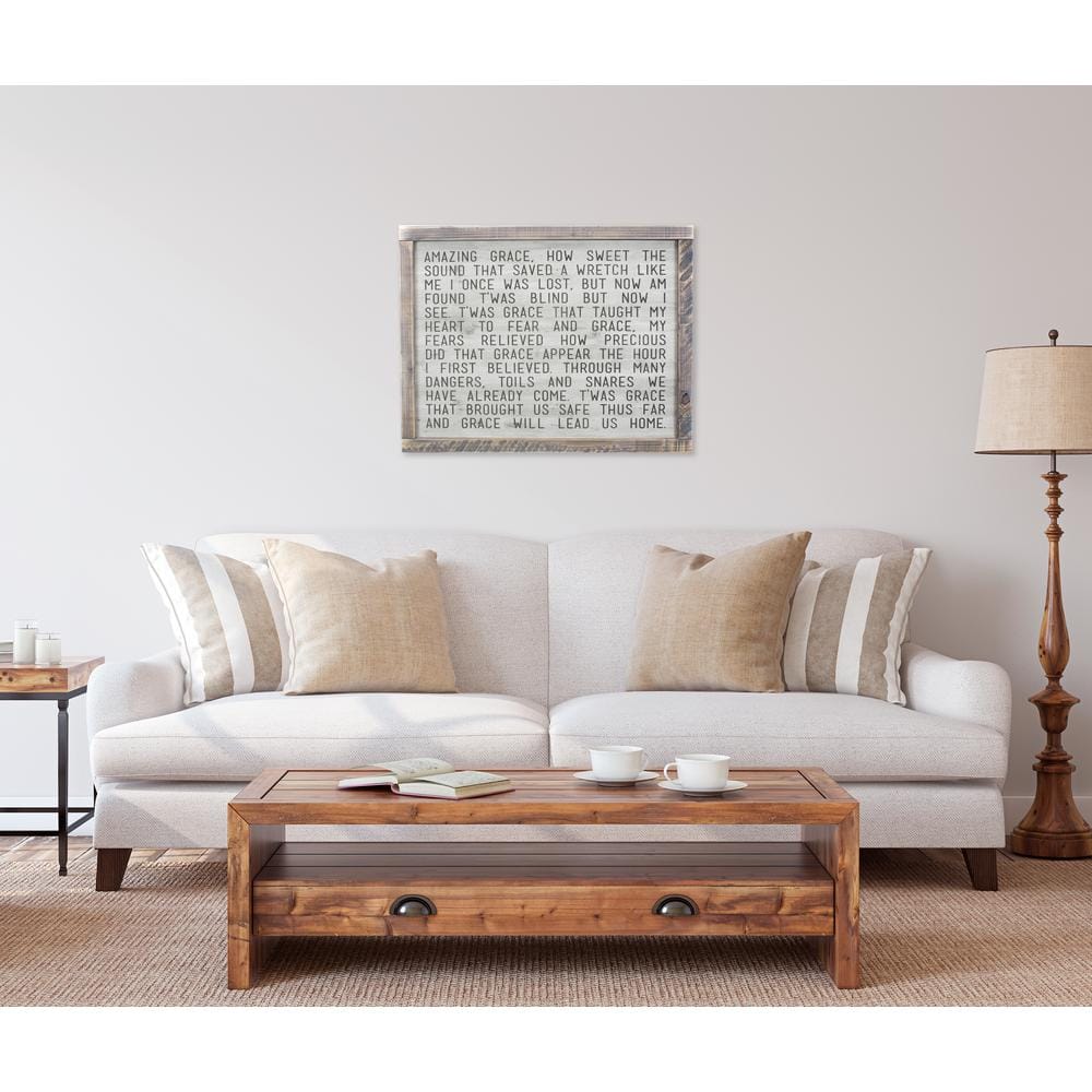 26.75 in. W x 20.75 in. H Amazing Grace by Misty Framed Printed Wall A