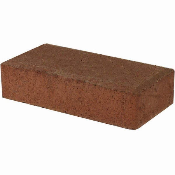 Unbranded 3-31/50 in. x 7-31/50 in. x 1-37/100 in. Brookstown Blended Concrete Brick