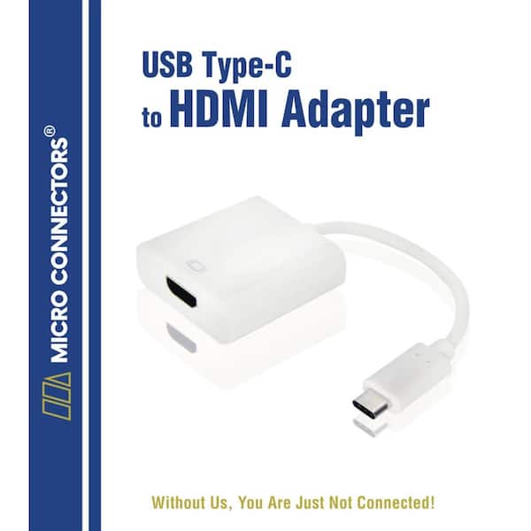 4XEM Micro HDMI To HDMI Adapter Cable 6 - Office Depot