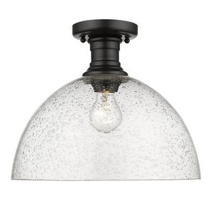 3118-BA2BLK-SD Black Golden Lighting Hines 2 Light Bath Vanity 