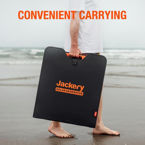 Jackery 200-Watt Portable Solar Panel, SolarSaga 200W for Explorer