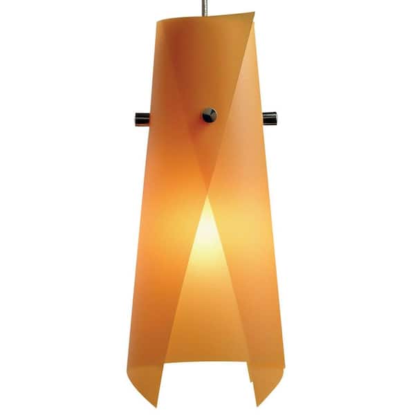 Juno 1-Light Orange Peel Hanging Mini Pendant