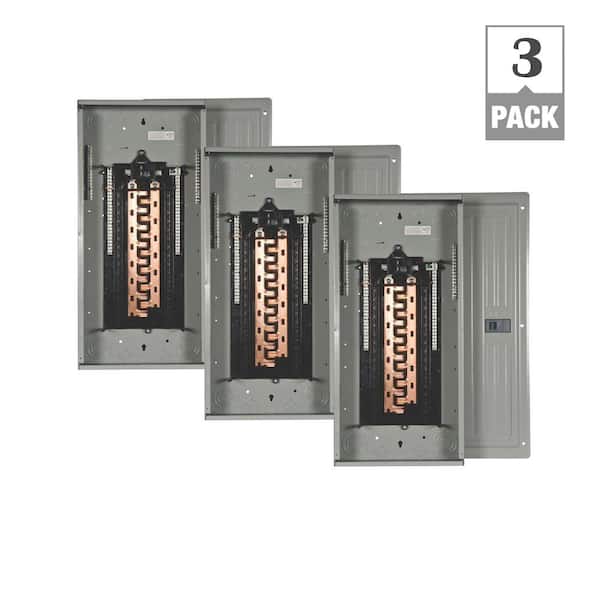 Siemens PL Series 100 Amp 30-Space 30-Circuit Main Breaker Load Centers (3-Pack)