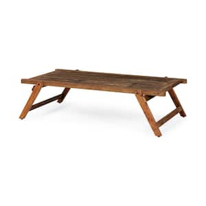 Armee Brown Reclaimed Wood Coffee Table