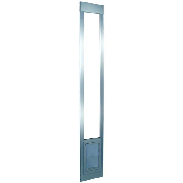 Ideal Pet 10.5 in. x 15 in. Large Mill Pet and Dog Patio Door Insert for 75 in. to 77.75 in. Tall Aluminum Sliding Door