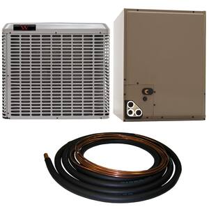 1.5 Ton 14 SEER Residential Whole House Unit Sweat A/C System with 30 ft. Line Set
