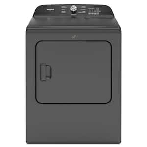 7.0 cu.ft. vented Front Load Gas Dryer in Volcano Black