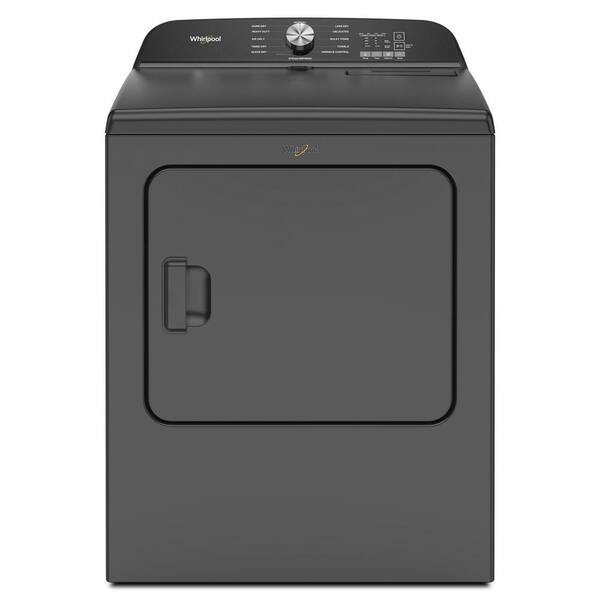 Whirlpool 7.0 cu.ft. Vented Top Load Gas Dryer in Volcano Black