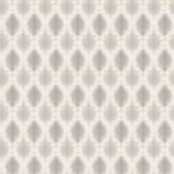 Chesapeake Mombi Grey Diamond Shibori Wallpaper Sample
