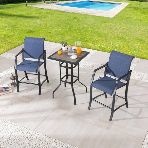 Patio Festival 3Piece Metal Bar Height Outdoor Dining Set PF19032033