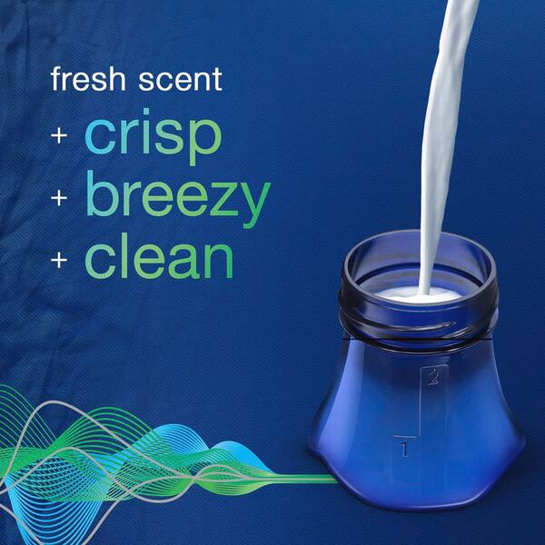 Wrinkle Guard Fabric Conditioner Fresh Scent Liquid Fabric Softener, 81-Loads, 81 fl. oz.