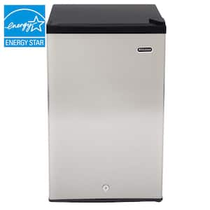 3.0 cu. ft. Mini Upright Freezer with Lock in Stainless Steel ENERGY STAR