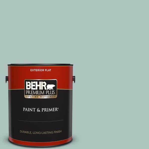 BEHR PREMIUM PLUS 1 gal. Home Decorators Collection #HDC-CL-15G Morning Parlor Flat Exterior Paint & Primer