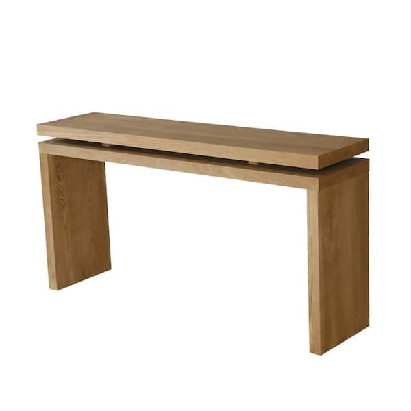 59.8 in. W x 14.96 in. D x 31.69 in. H Bathroom Brown Linen Cabinet