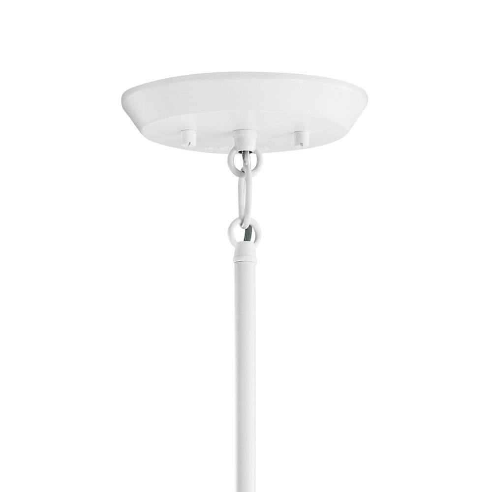 White 47" Sputnik Modern Ceiling Chandelier