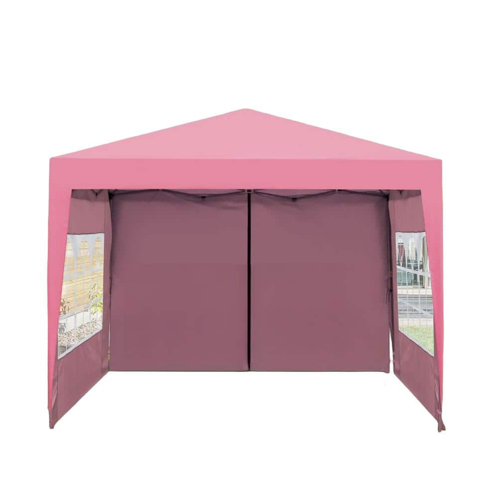 Otryad Ft W X Ft L Outdoor Pop Up Gazebo Canopy Tent Removable Sidewall With Zipper