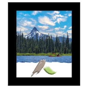 20 in. x 24 in. Basic Black Wood Picture Frame Opening Size