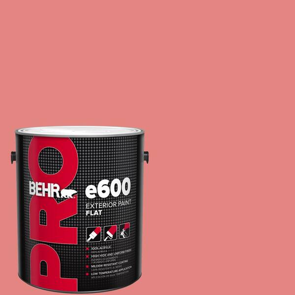 BEHR PRO 1 gal. #160B-5 Candy Mix Flat Exterior Paint
