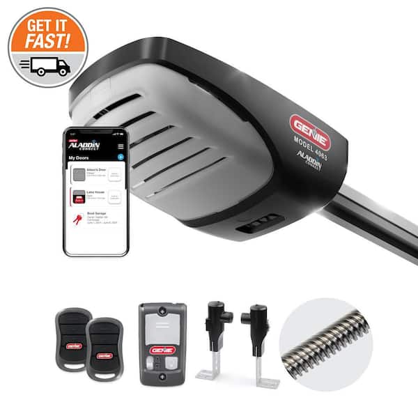 Signature Series 2 HPc Screw Drive Wi-Fi Enabled Smart Home Garage Door Opener, 3-Button Remotes and Wall Console