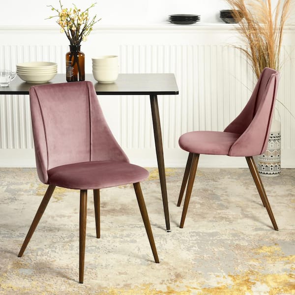 Rose velvet dining discount chair