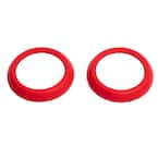 1-1/2 in. x 1-1/4 in. Sink Drain Pipe Rubber Slip-Joint Washer (2-Pack)