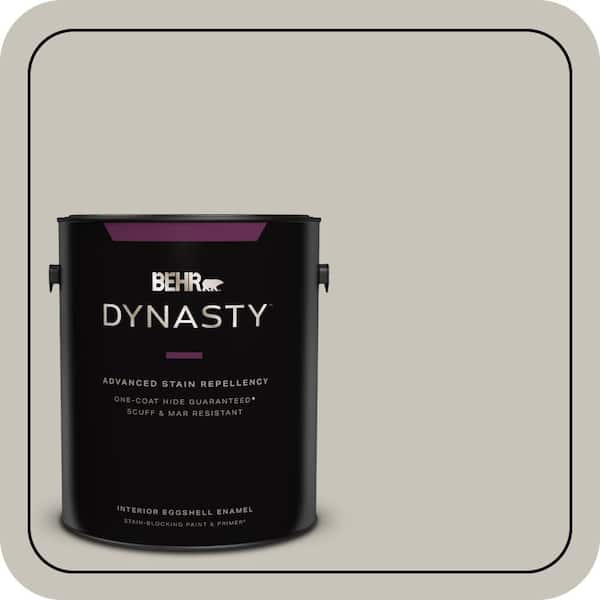 BEHR DYNASTY 1 gal. #BXC-59 Pavestone Eggshell Enamel Interior Stain-Blocking Paint & Primer