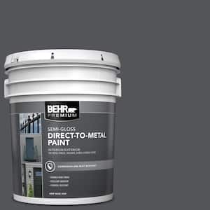 5 gal. #N510-6 Orion Gray Semi-Gloss Direct to Metal Interior/Exterior Paint