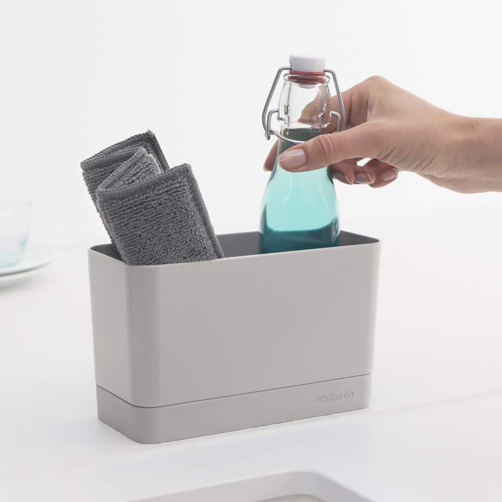 ブラバンシア　Brabantia SinkStyle Organiser グレー Brabantia Sinkside Plastic Sink Organizer in Mid Gray 230066 - The