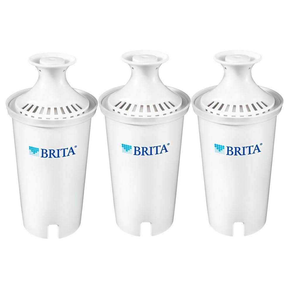 Brita BRITA Water Filter Pitcher Replacement Filters ~ White 3-Pack NEW & Sealed 