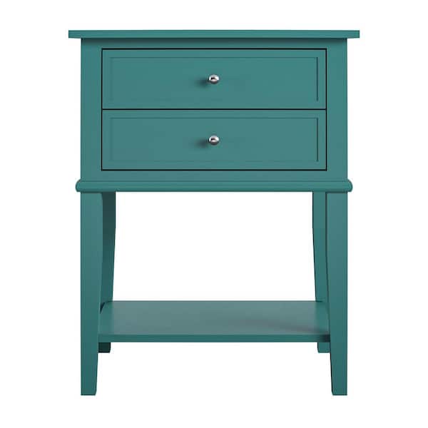 Queensbury Emerald Accent Table, Emerald Green Entry Table