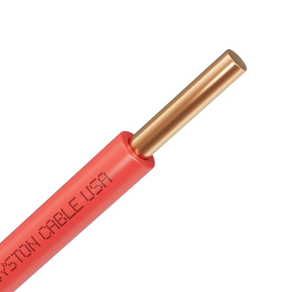 Syston Cable Technology 250 ft. Red 14 AWG 600Volt Solid CU Direct