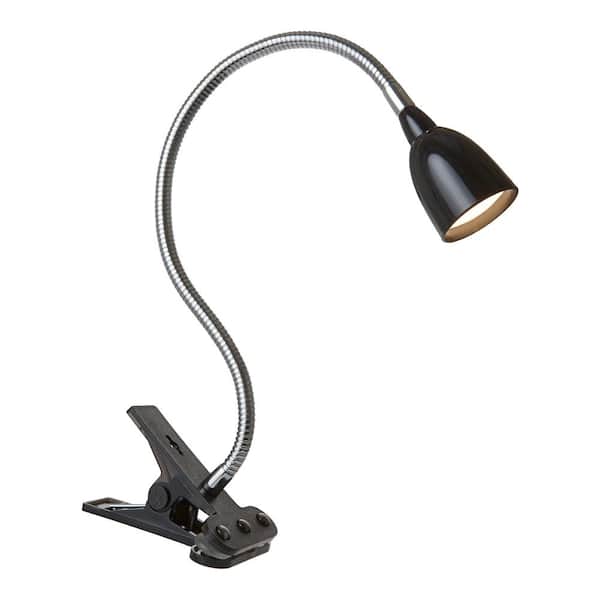 Black Led Clamp Desk Lamp Light, Clamp On Desk Lamp
