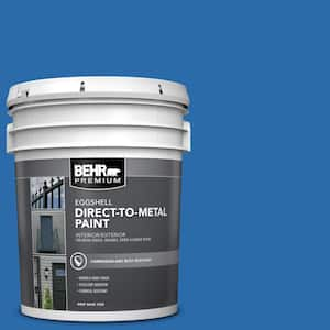 5 gal. #MQ4-24 Electric Blue Eggshell Direct to Metal Interior/Exterior Paint