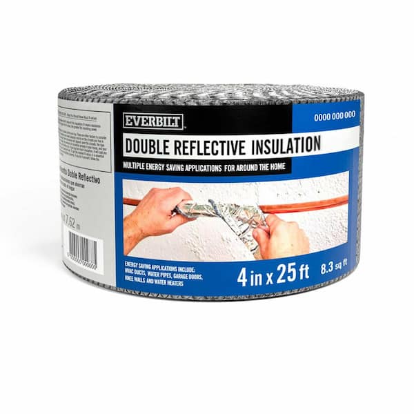 Everbilt 4 in. x 25 ft. Double Reflective Insulation Radiant Barrier