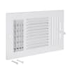 EZ-FLO 10 in. x 6 in. 3-Way Steel Wall/Ceiling Registered, White 61614