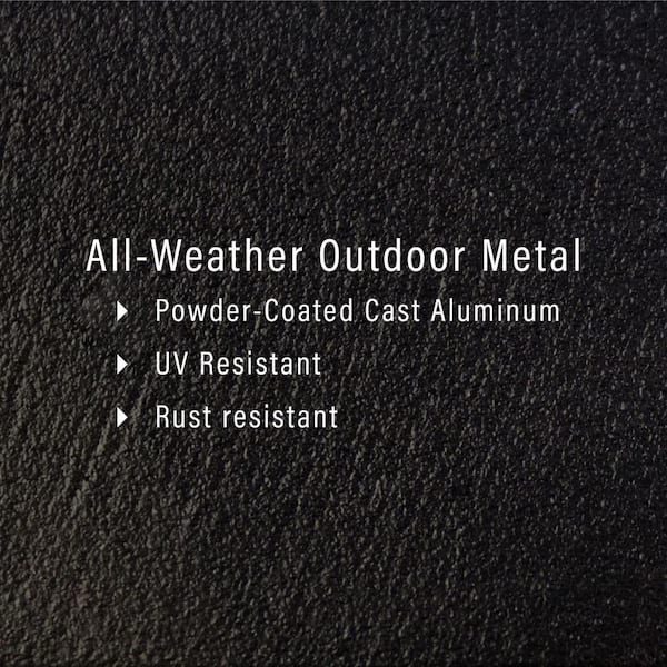 CROSLEY FURNITURE Sedona Cast Aluminum Outdoor Dining Table CO600148 BK The Home Depot