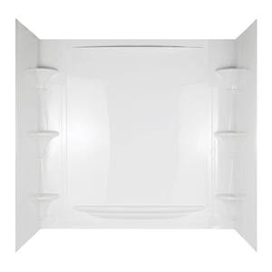 Tub Surrounds In High Gloss White 36300, Vesuvia 5 Piece Bathtub Wall Set