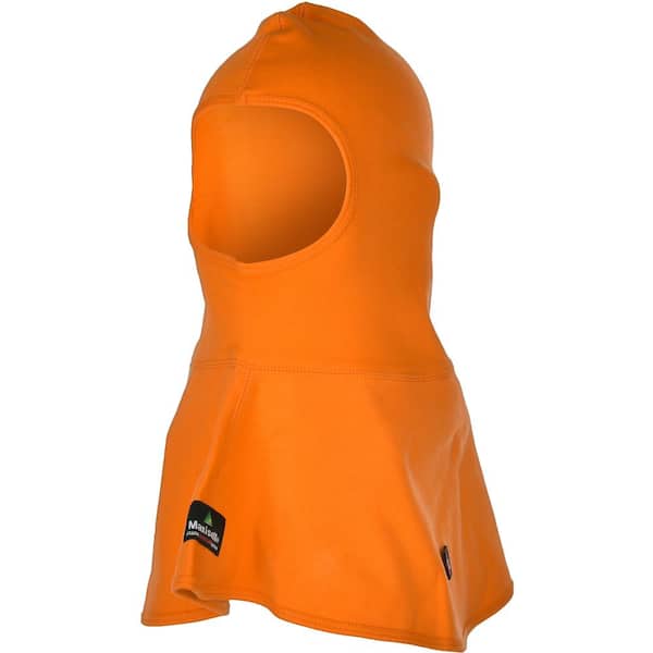 Men's Orange Double-Layer AR/FR Cotton/Nylon Balaclava Hood, 32.4 cal/sq. cm