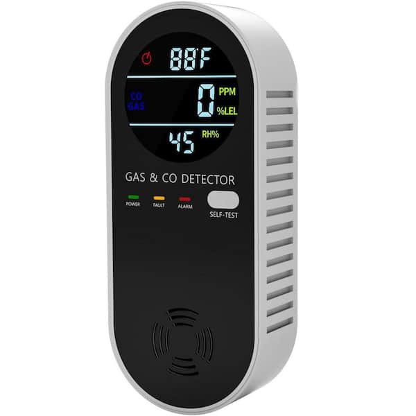 Plug in Natural Gas and Carbon Monoxide Detector with LPG CO Methane Combustible Gas Detection for Home RV Travel